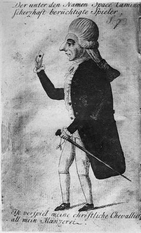 Caricature de Casanova