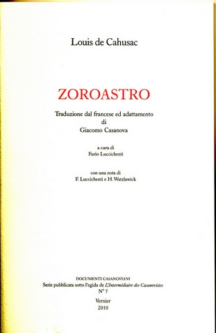 Casanova Zoroastro